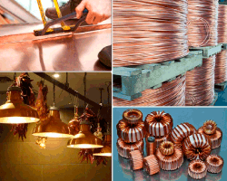 Apensar cables cobre